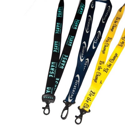 Tradeshow Deluxe Lanyard w/1 Side Print