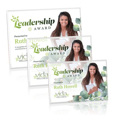 Polaris Rectangle (H) VividPrint™ Award - Gold