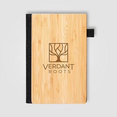 Wesen Bamboo Refillable Journal - A5 - Laser Engraved