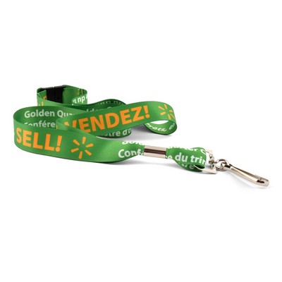 Digi-Dyed Sublimated Lanyard w/Safety Breakaway